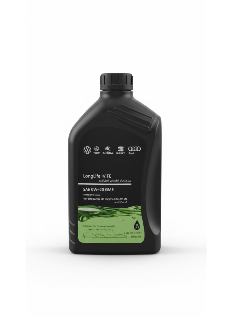 Genuine LongLife IV FE 0W-20 Fully Synthetic Engine Oil - 1L